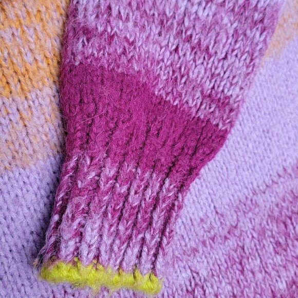 Anthropologie Women's Gradient Knit Sweater size XS Acrylic/Nylon/Wool/Alpaca - Picture 7 of 9